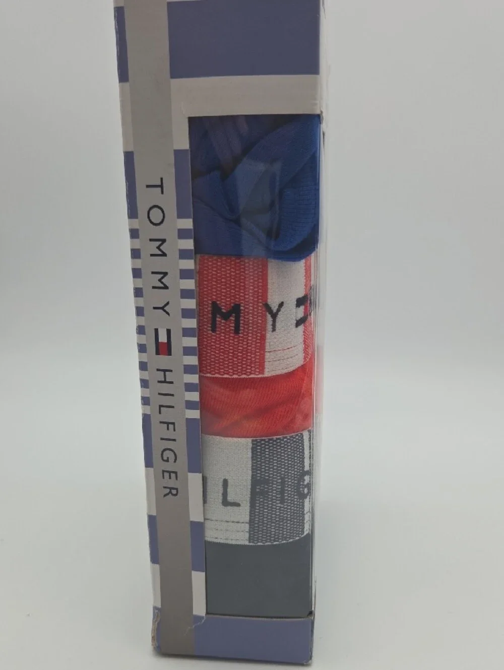 Tommy Hilfiger 3-Pack Cotton Classics Boxer Briefs – Blue, Red, Black